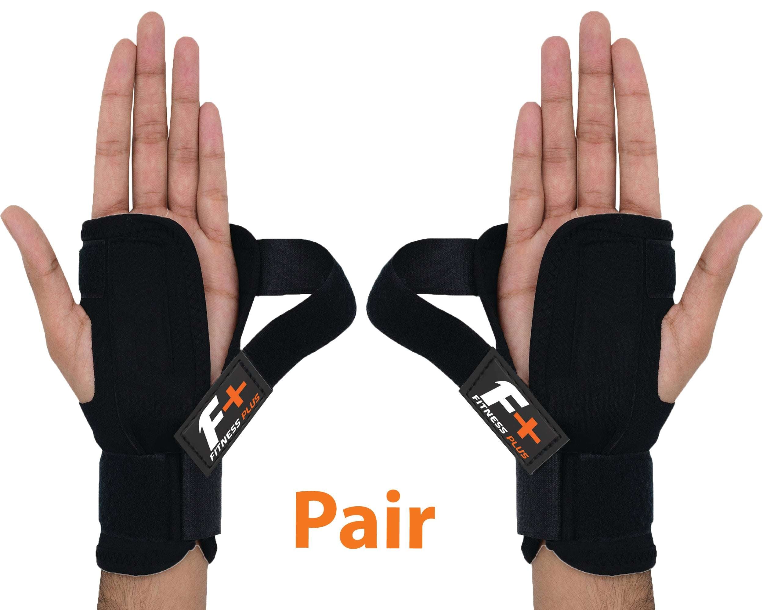 Wrist Hand Splint Pair Flexible Support Brace