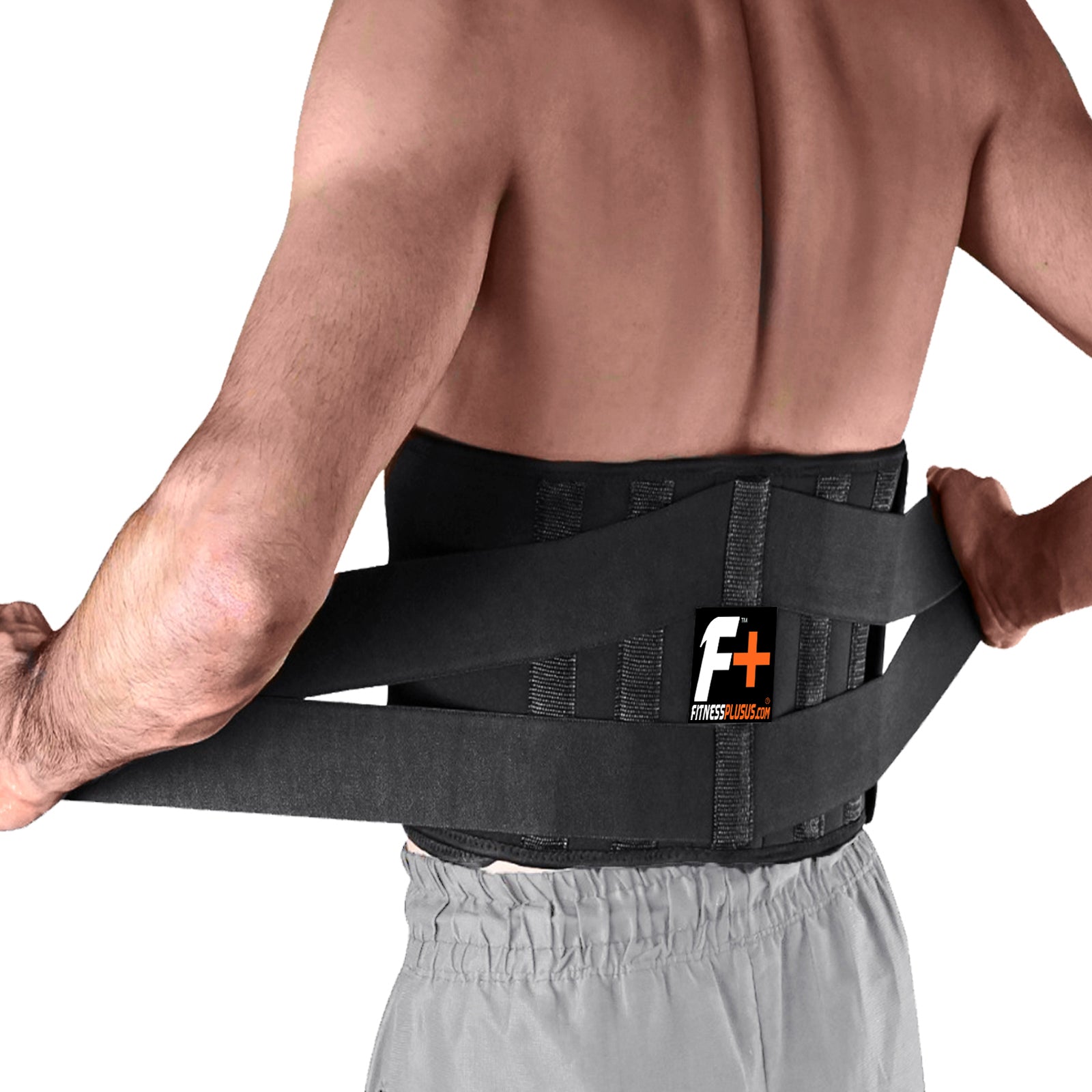 Fitness Plus Back Support Belt – Lumbo Sacral Belt For Back Pain, Made With 100% Nylon 4mm Neoprene