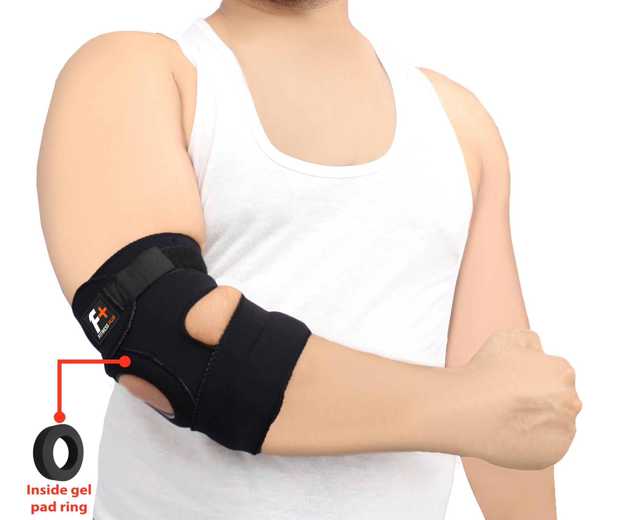 “Flexible Elbow Support Brace – Lightweight, Breathable Compression Sleeve with Adjustable Straps