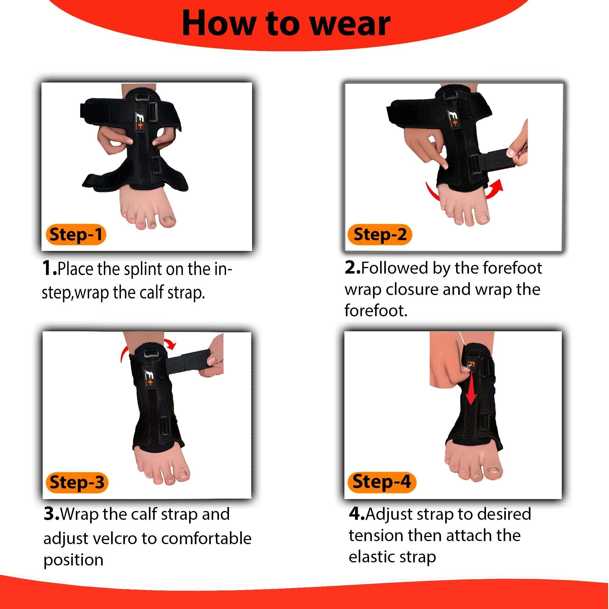 Ankle Splint Flexible Support Brace