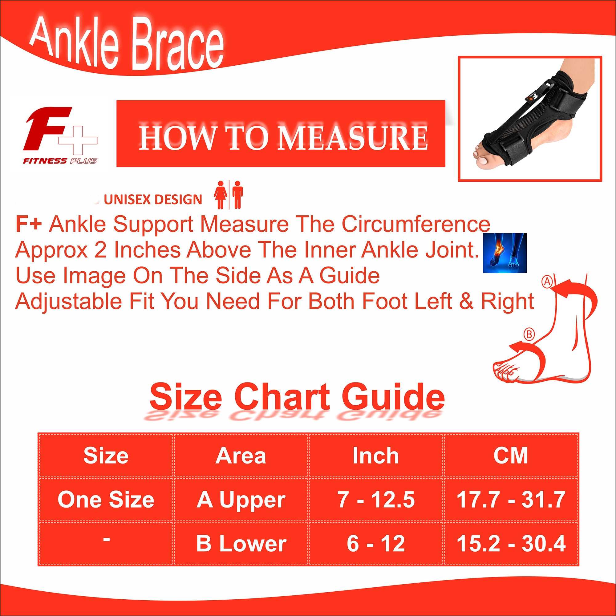 Ankle Splint Flexible Support Brace