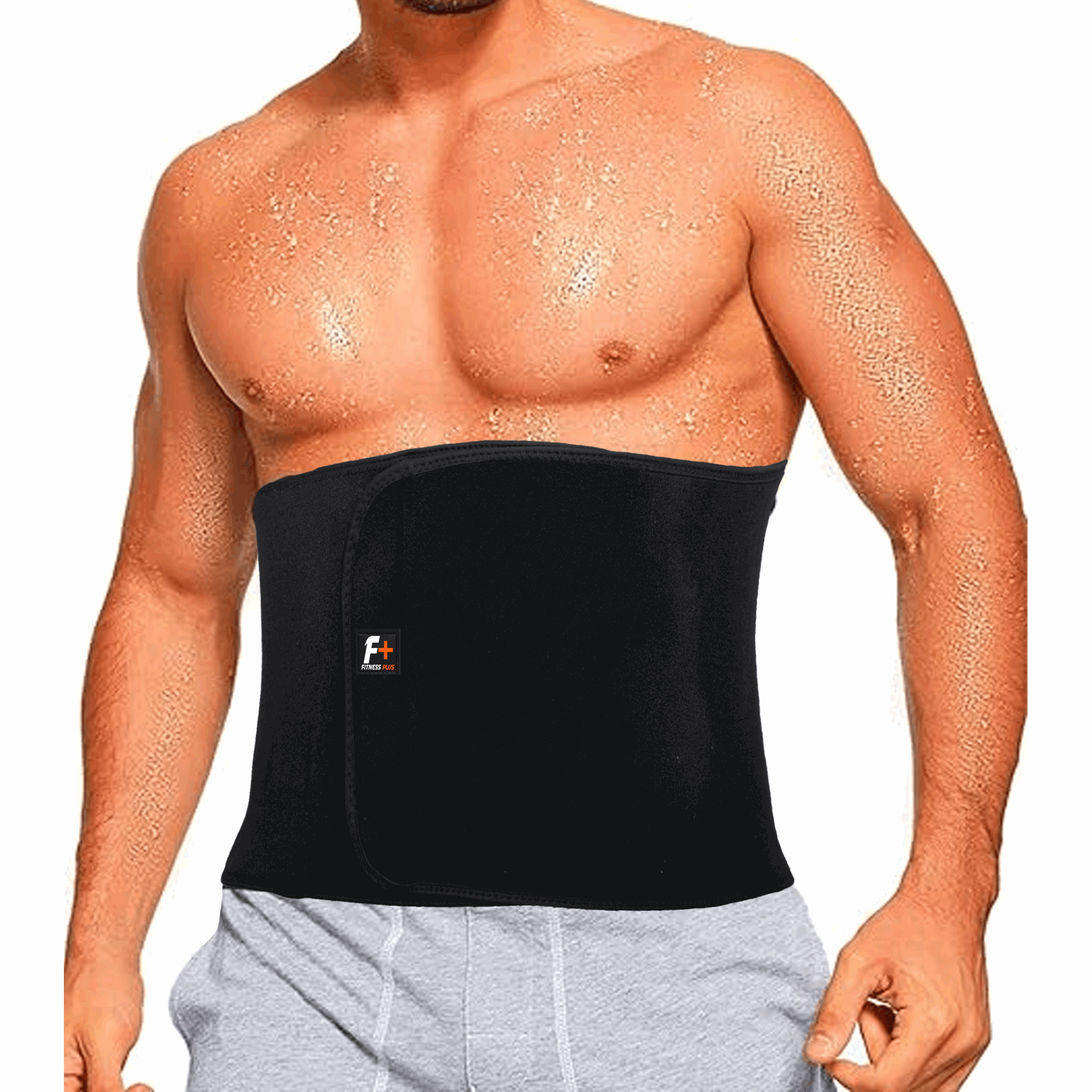 Premium Waist Trimmer and Sweat Belt for Weight Loss & Core SupportMen And Women – Adjustable Slimming Belt for