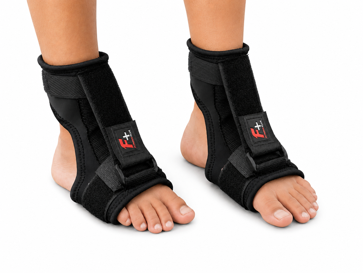Fitness Plus Kids Foot Drop Brace – Adjustable AFO Ankle Support