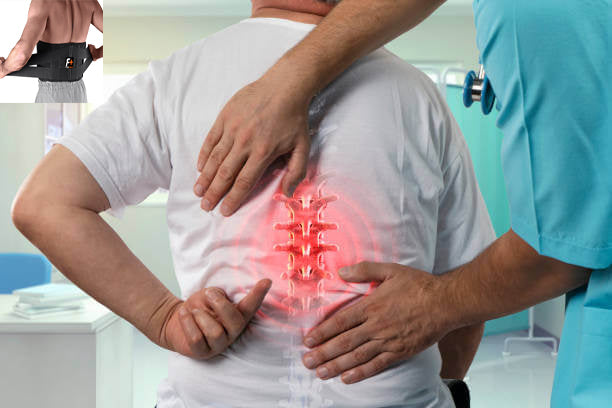 Fitness Plus Back Support Belt  – Lumbo Sacral Belt For Back Pain, Made With 100% Nylon 4mm Neoprene