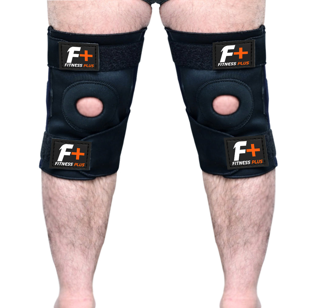 “Felixebl Knee Support Brace with Dual Side‑Clip Stabilizers – Heavy‑Duty Adjustable Knee Sleeve for