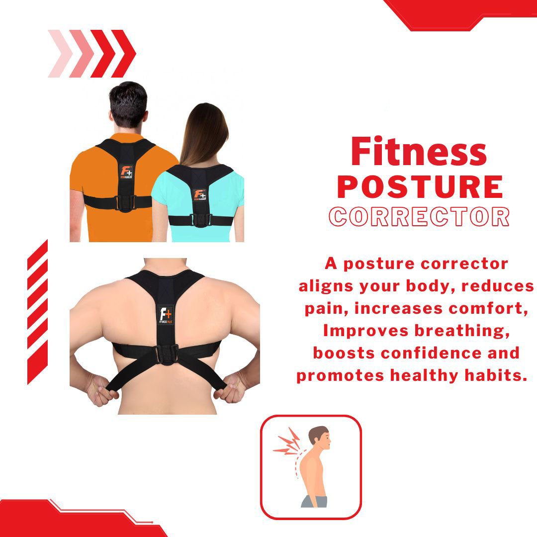 Posture Corrector Belt in Pakistan – Fitness Plus Back Shoulder Support for Men & Women | Relieves Back &  Pain"