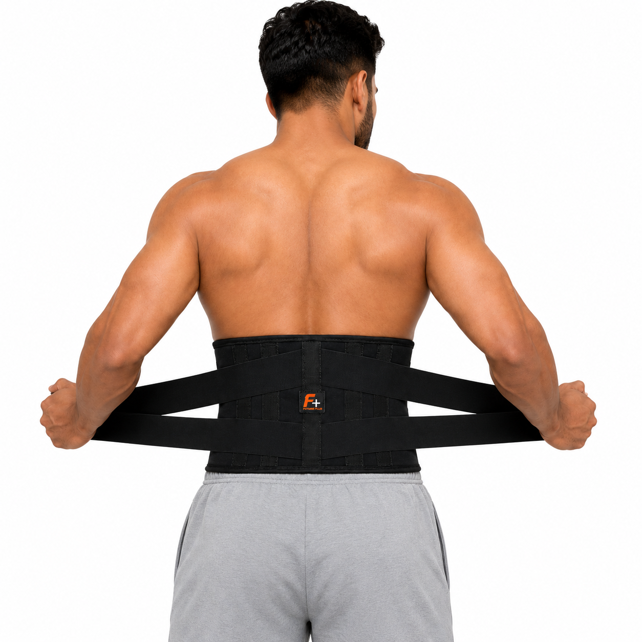 Fitness Plus Back Support Belt  – Lumbo Sacral Belt For Back Pain, Made With 100% Nylon 4mm Neoprene