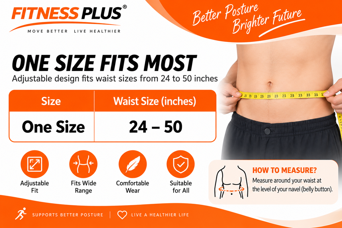 Posture Corrector Belt for Men & Women | Fitness Plus