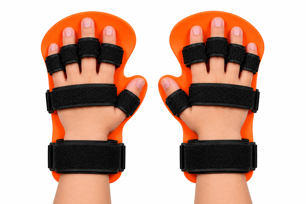 Fitness Plus Hand Immobilizer Brace for Stroke, CP, Paralysis & Wrist Support