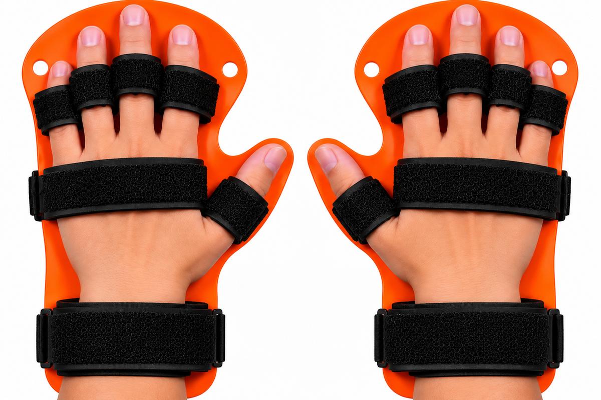 Fitness Plus Hand Immobilizer Brace for Stroke, CP, Paralysis & Wrist Support