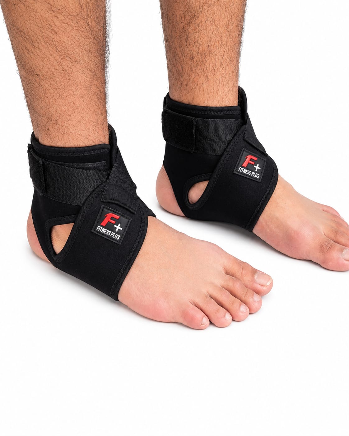 Fitness Plus Ankle Support Brace  - Heat Compression for Ankle Pain & Iunjry Recovery